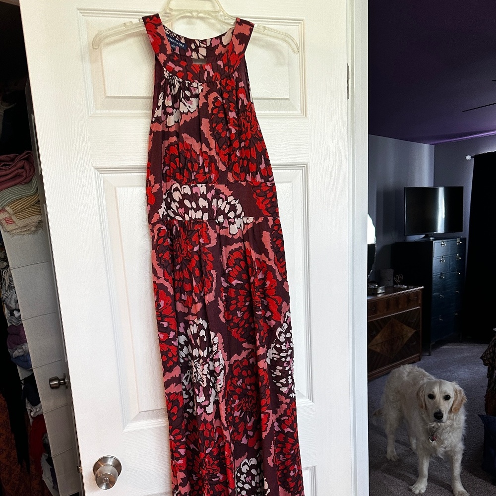 Beautiful Floral Martin + Osa Sleeveless Maxi Dress